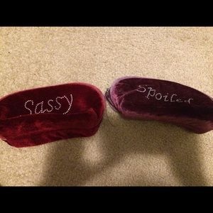 Velvet Makeup Bags